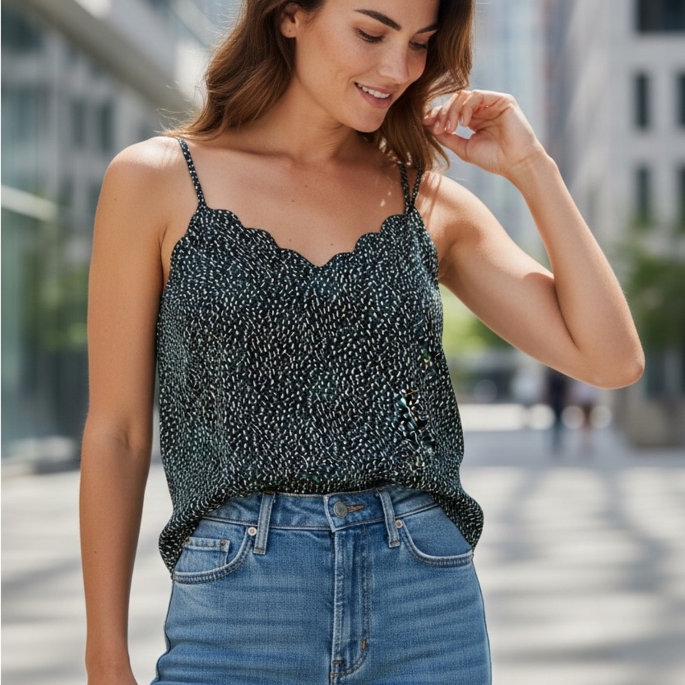 🌺NWOT🌺 Express Scalloped Cami